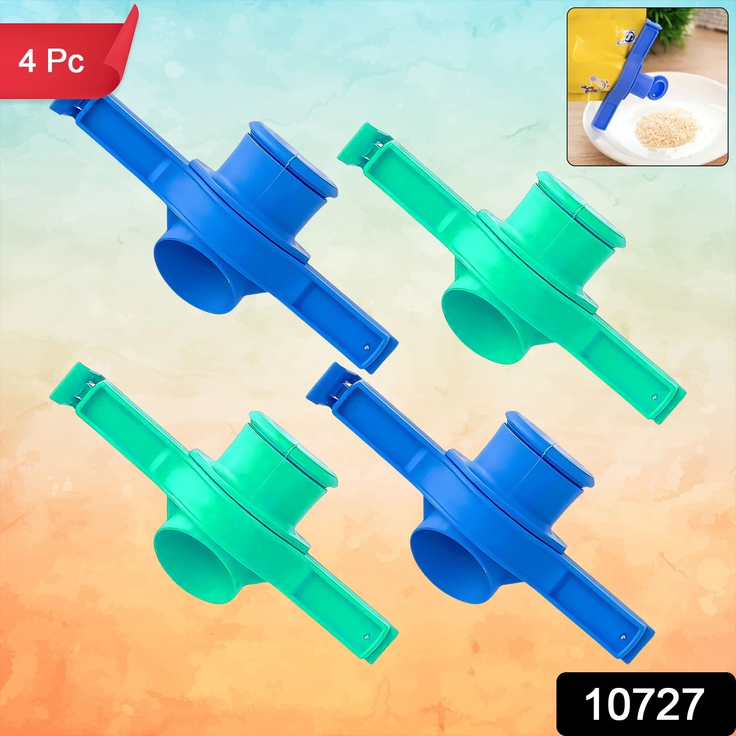 Packet Pourer & Sealer Clip - (4 Pc) - Image 2