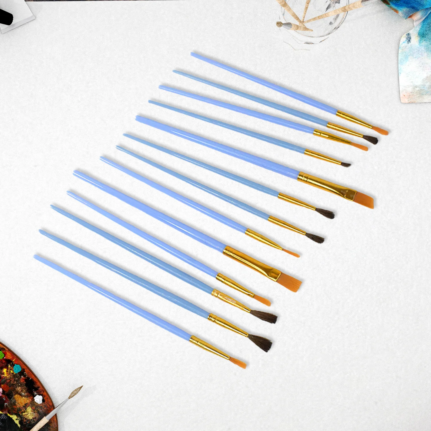 Paint Brushes Set, Artist Paintbrushes (24 Pcs Set) - Image 4