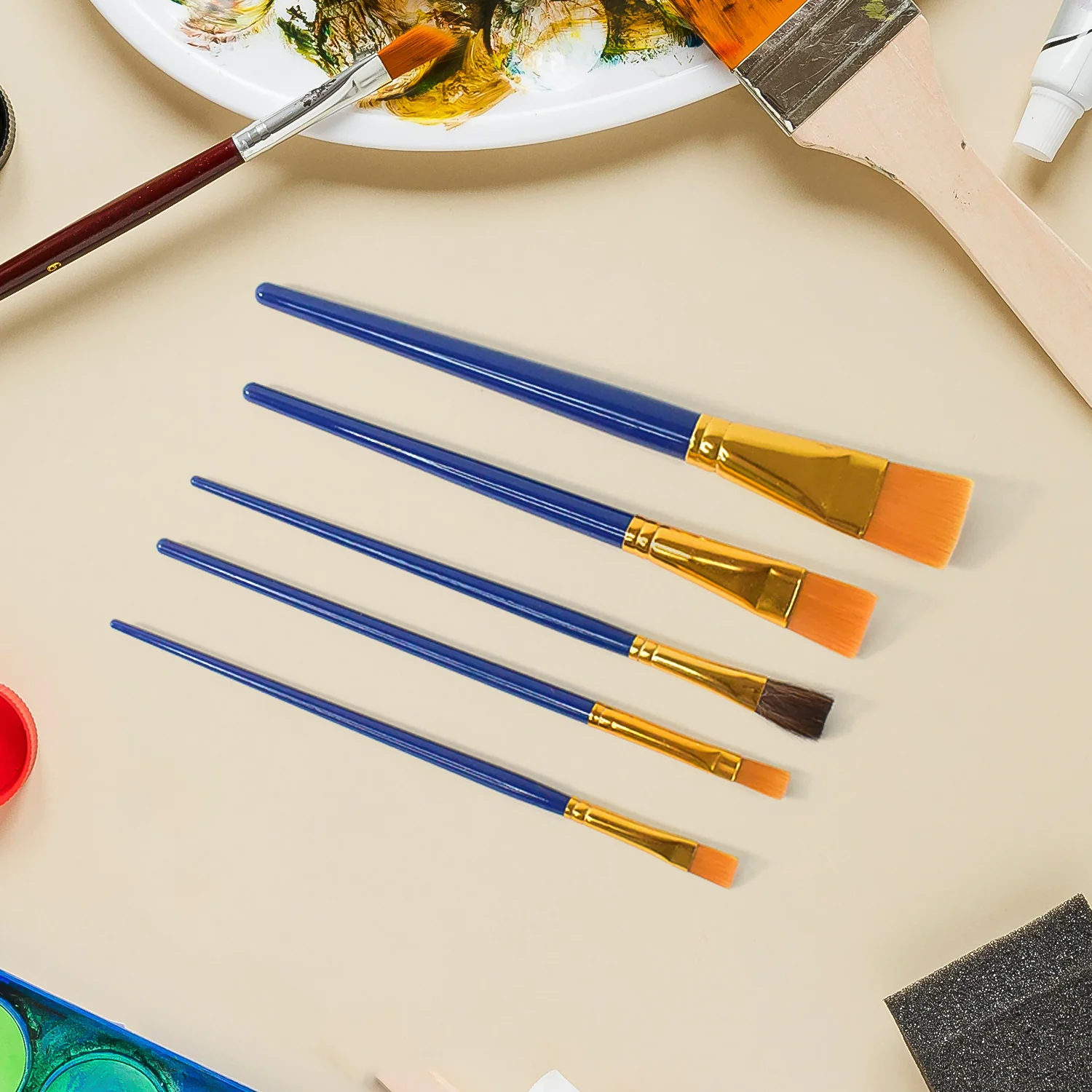 Paint Brushes Set, Artist Paintbrushes (24 Pcs Set) - Image 6