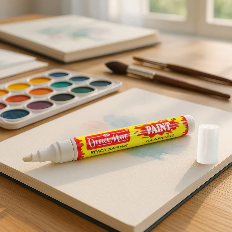 Paint Marker Pen – Permanent, Quick Dry, for Metal, Glass, Plastic, and Wood - Image 2