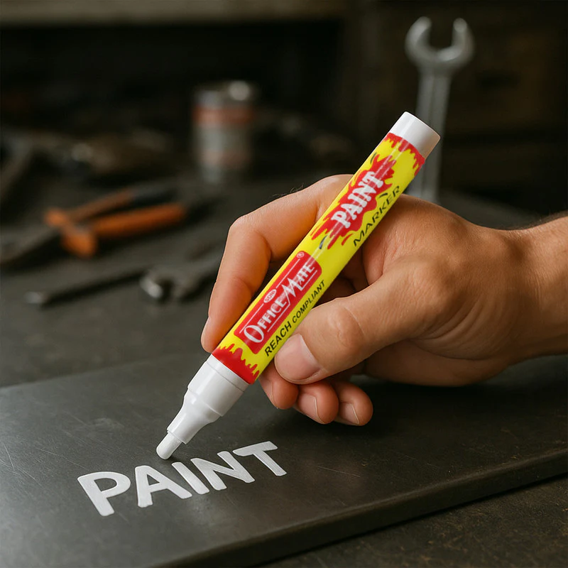 Paint Marker Pen – Permanent, Quick Dry, for Metal, Glass, Plastic, and Wood - Image 6