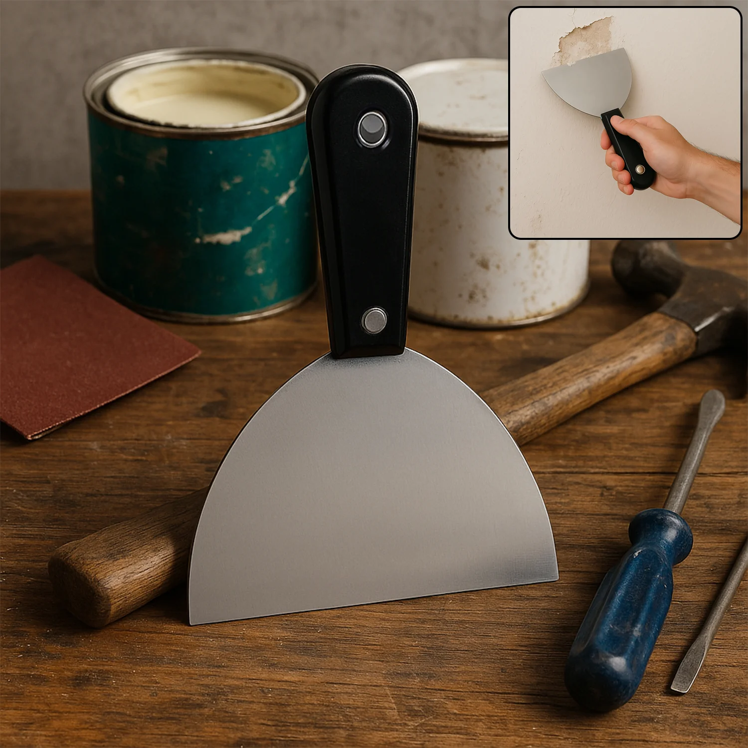 Paint Scraper Window Glass Filling Putty Knife (152 MM / 1 Pc) - Image 6