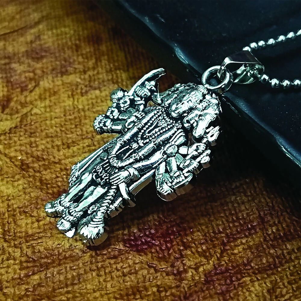 Panchmukhi Hanuman Chain Pendent For Mens - Image 5
