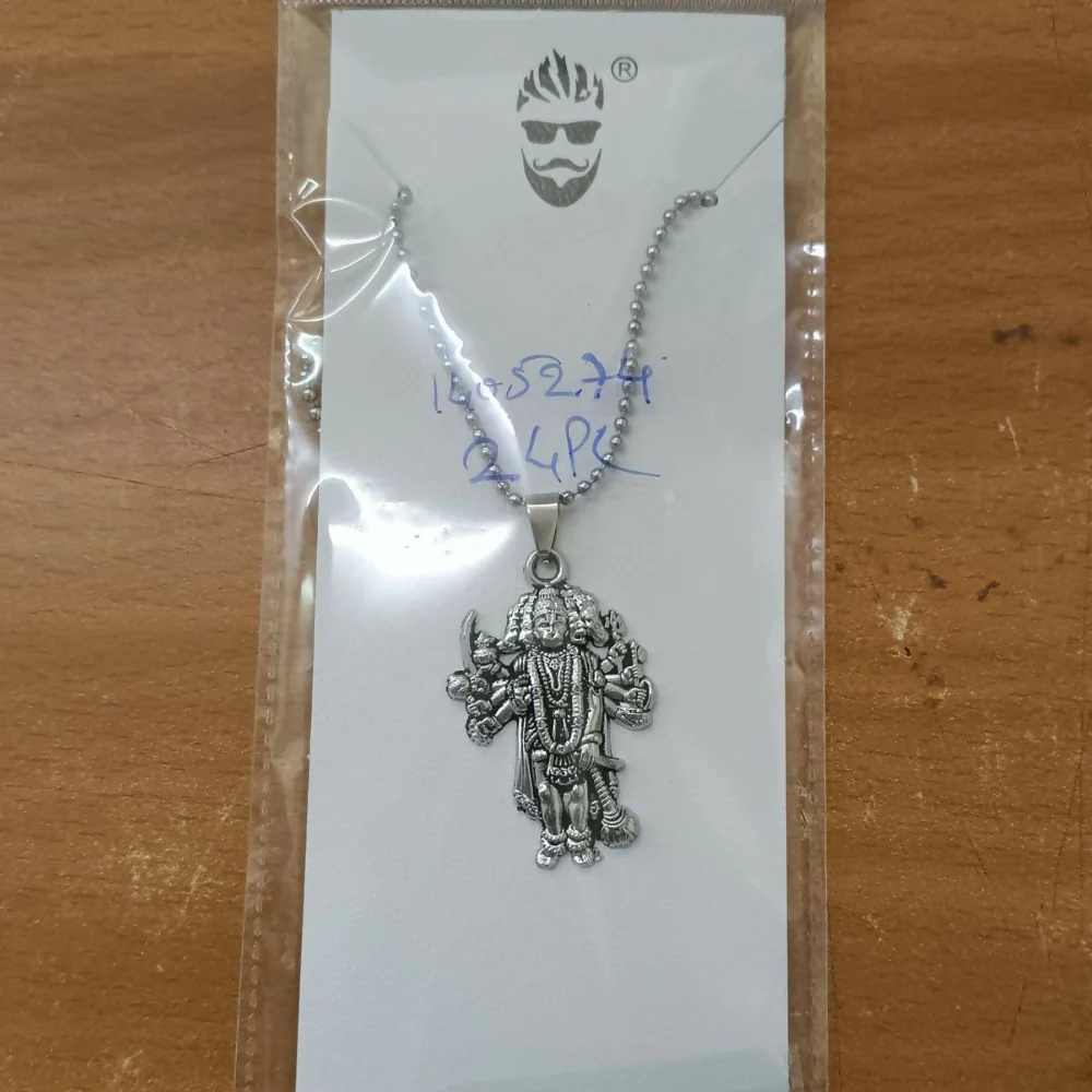 Panchmukhi Hanuman Chain Pendent For Mens - Image 7