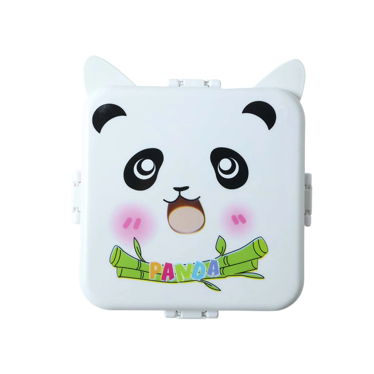Panda Design Kids Lunch Box with Separate Compartments (1Set) - Image 4