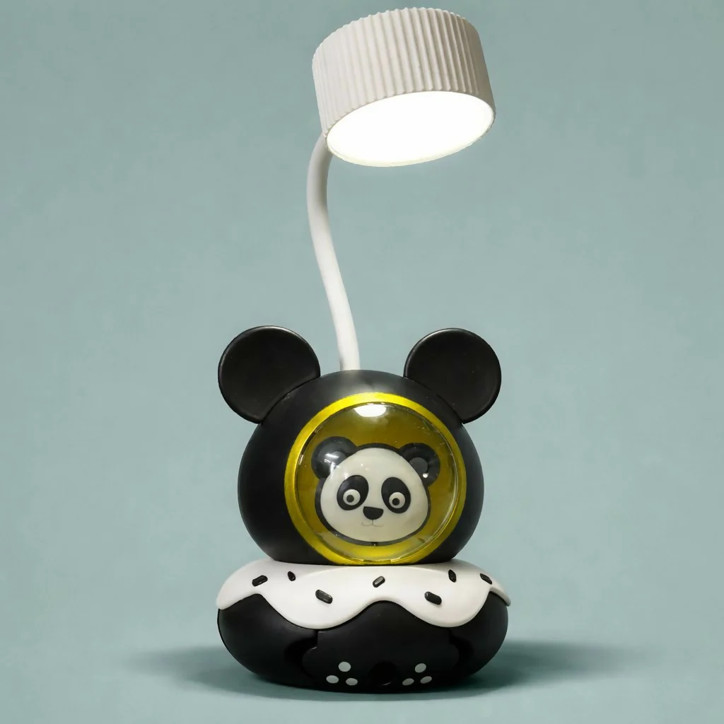Panda Kids Desk Lamp with Pencil Sharpener & LED Study Light - Image 3