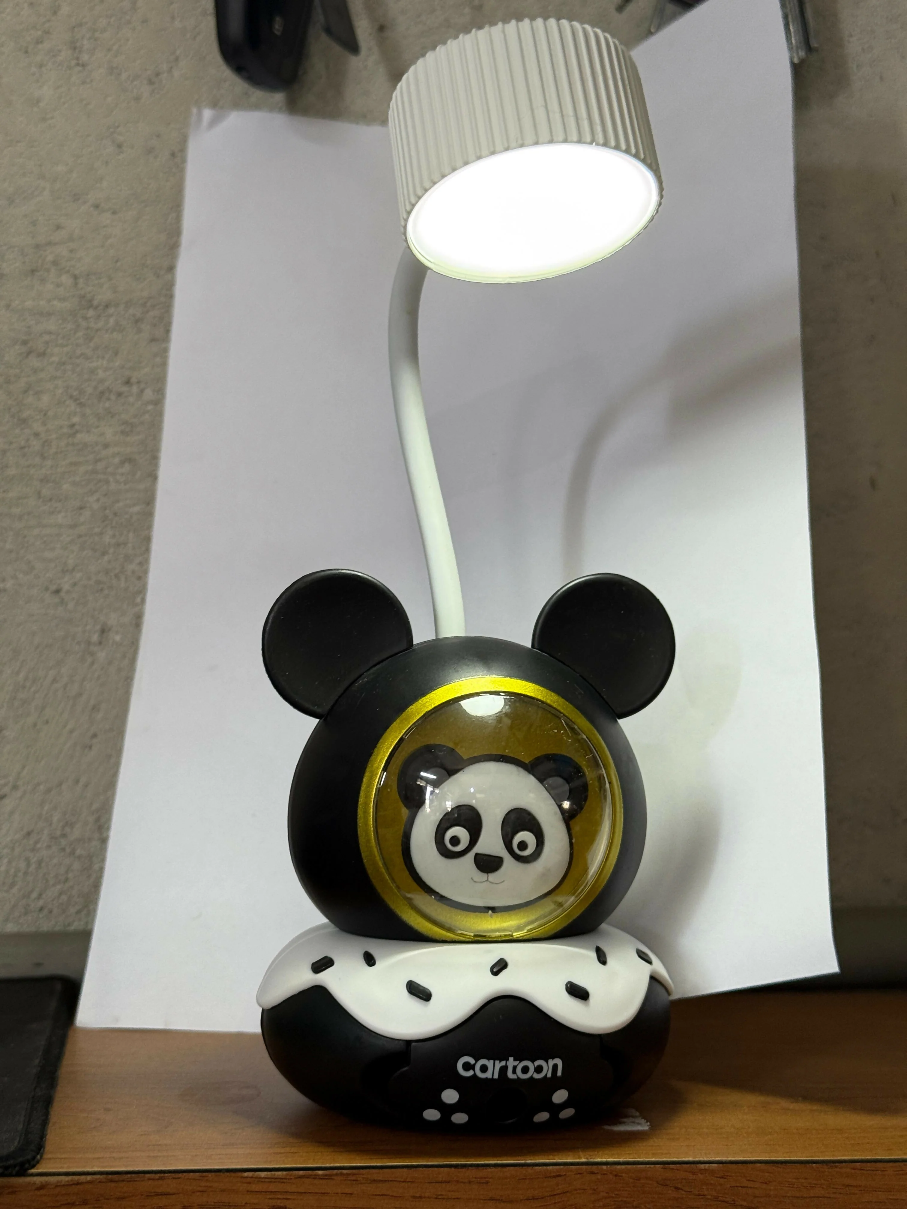 Panda Kids Desk Lamp with Pencil Sharpener & LED Study Light - Image 5