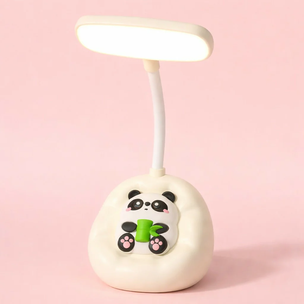 Panda LED Desk Lamp with Flexible Neck for Study & Bedroom - Image 3