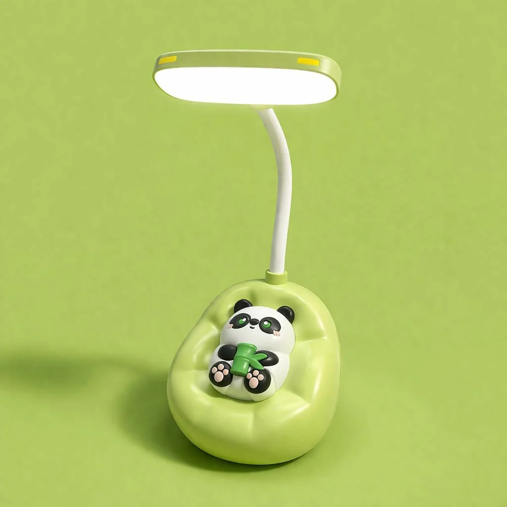 Panda LED Desk Lamp with Flexible Neck for Study & Bedroom - Image 7