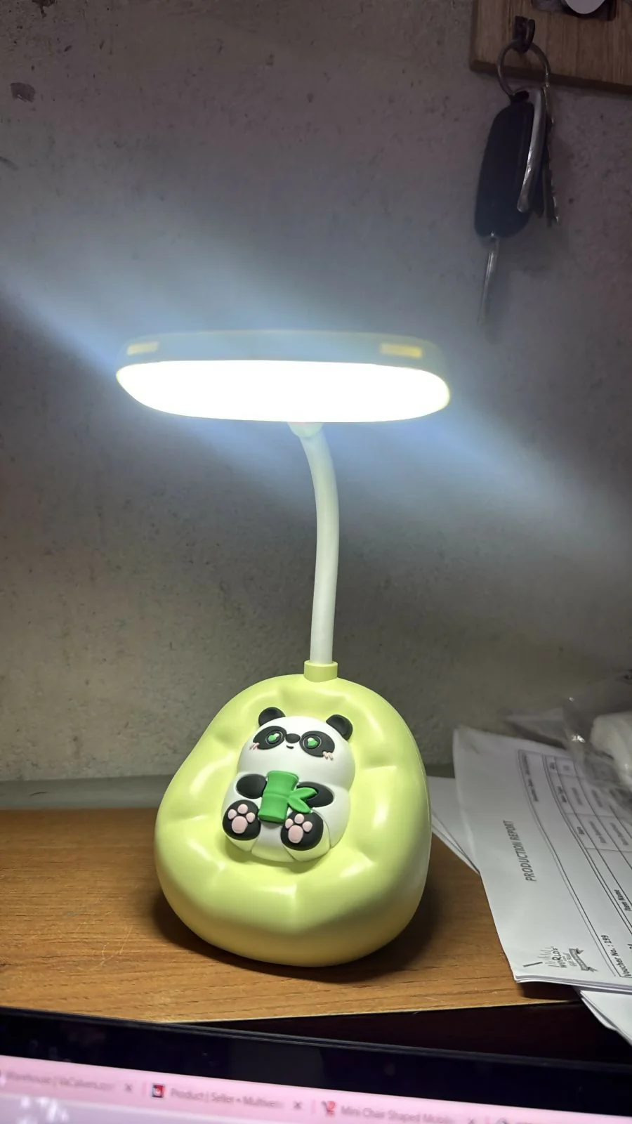 Panda LED Desk Lamp with Flexible Neck for Study & Bedroom - Image 8