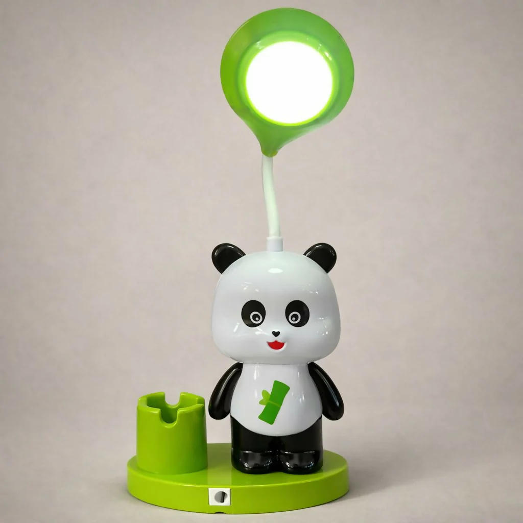 Panda LED Desk Lamp with Pen Holder Kids Study Table Lamp - Image 2