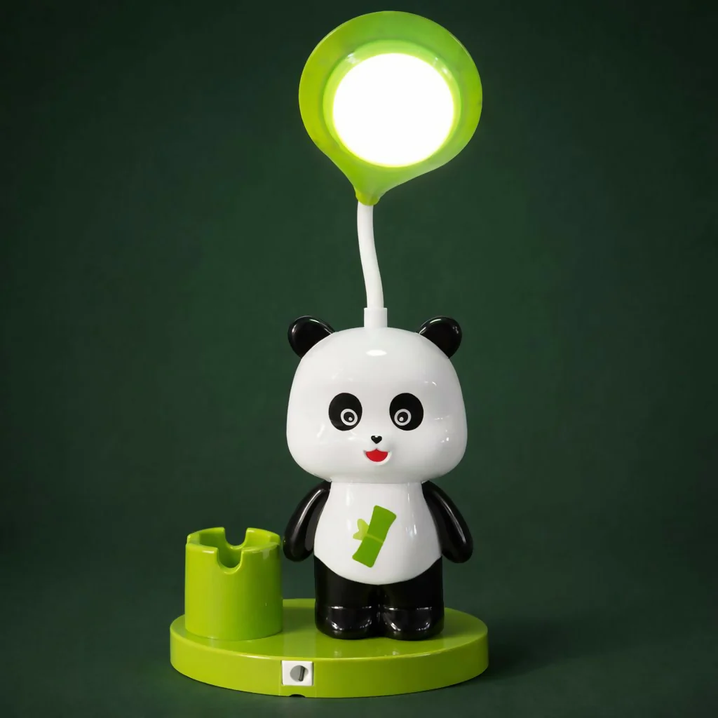 Panda LED Desk Lamp with Pen Holder Kids Study Table Lamp - Image 3