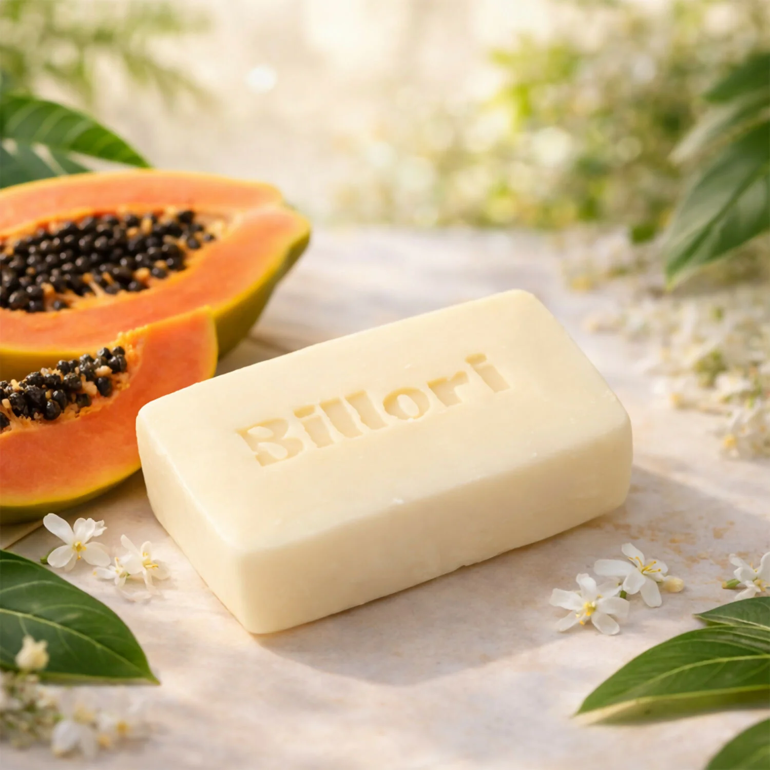 Papaya Glow Hydrating Soap, Papain Enzyme & Papaya Extract (100 g) - Image 4