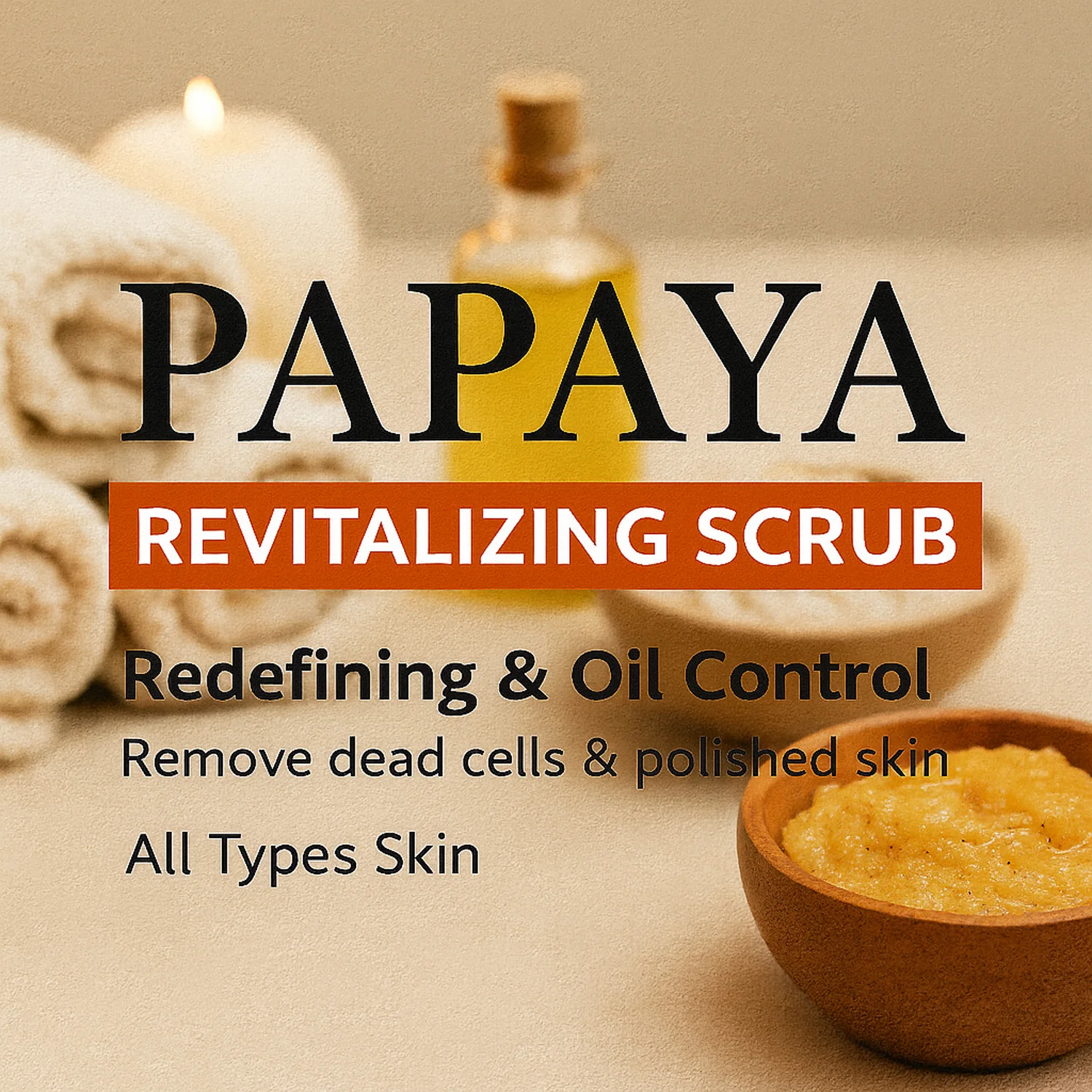 Eyelet Papaya Revitalizing Scrub Exfoliating Face and Body Scrub - Image 4