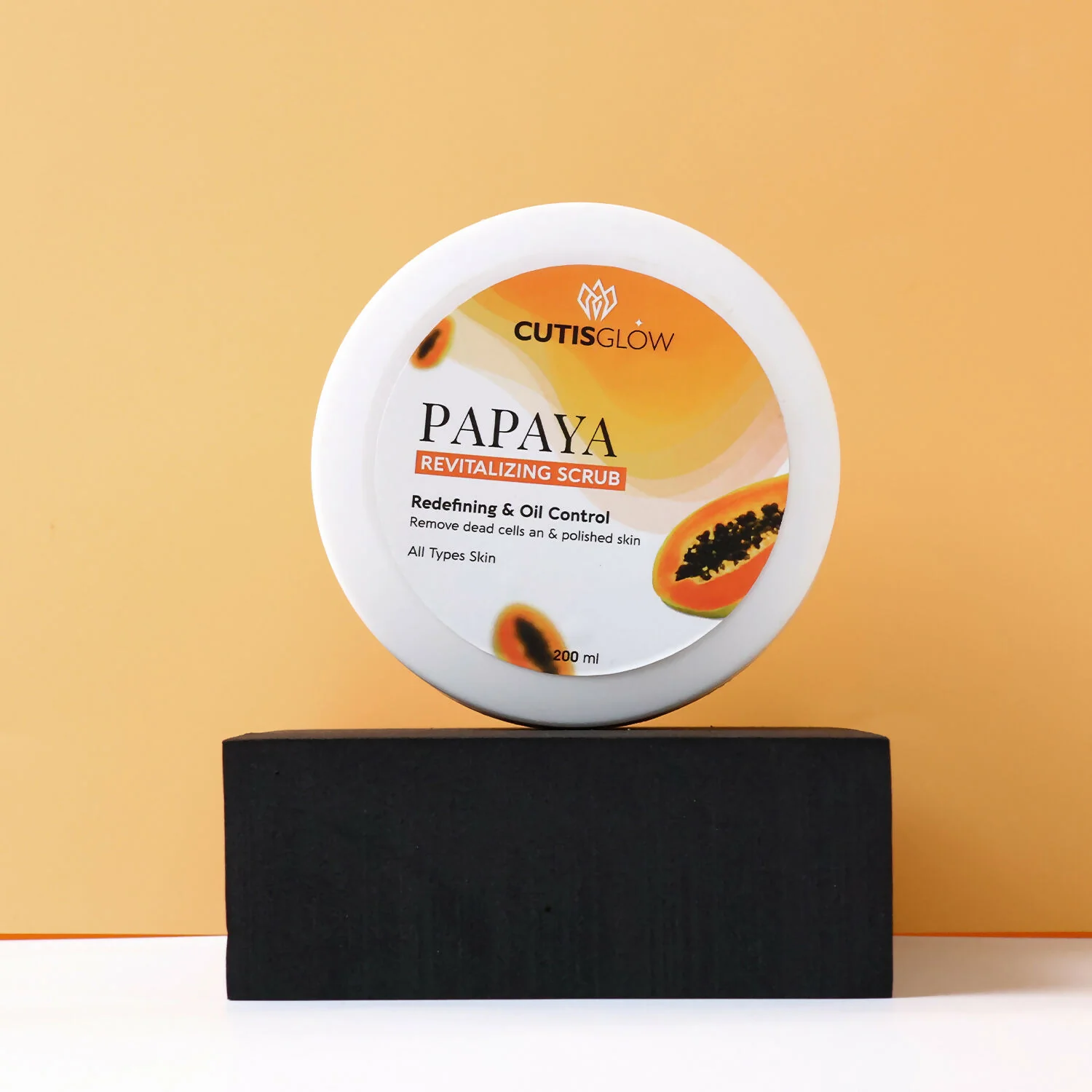 Eyelet Papaya Revitalizing Scrub Exfoliating Face and Body Scrub - Image 5