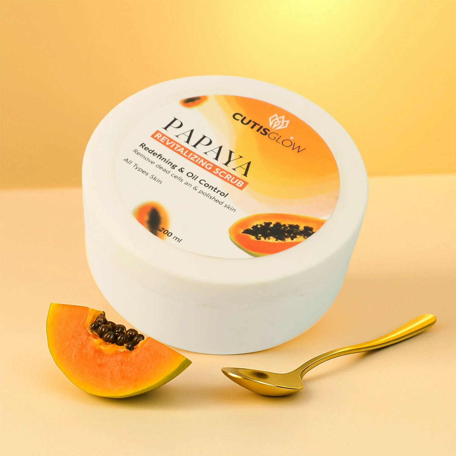 Eyelet Papaya Revitalizing Scrub Exfoliating Face and Body Scrub - Image 7