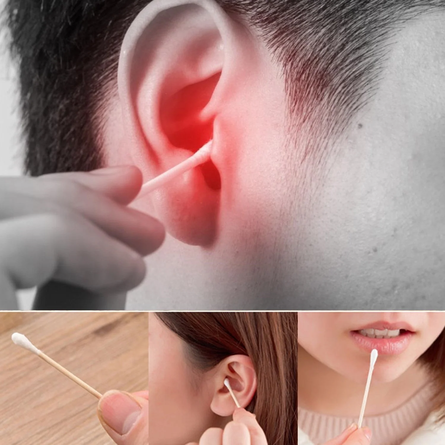 Paper-Stick Cotton Swabs - (100 Pc / Set) - Image 8