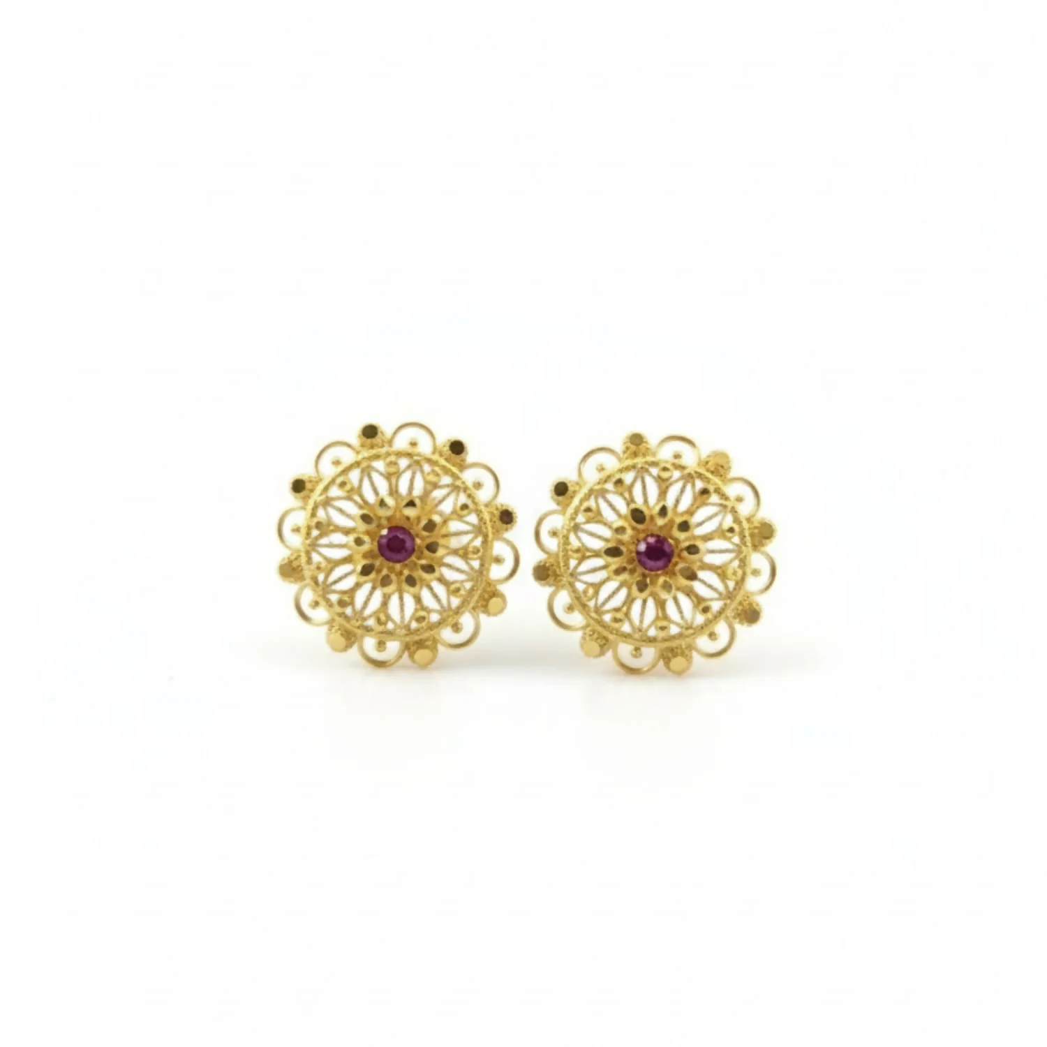 Party Wear Golden Jhumki | Elegant Ethnic Earrings for Girls - Image 4