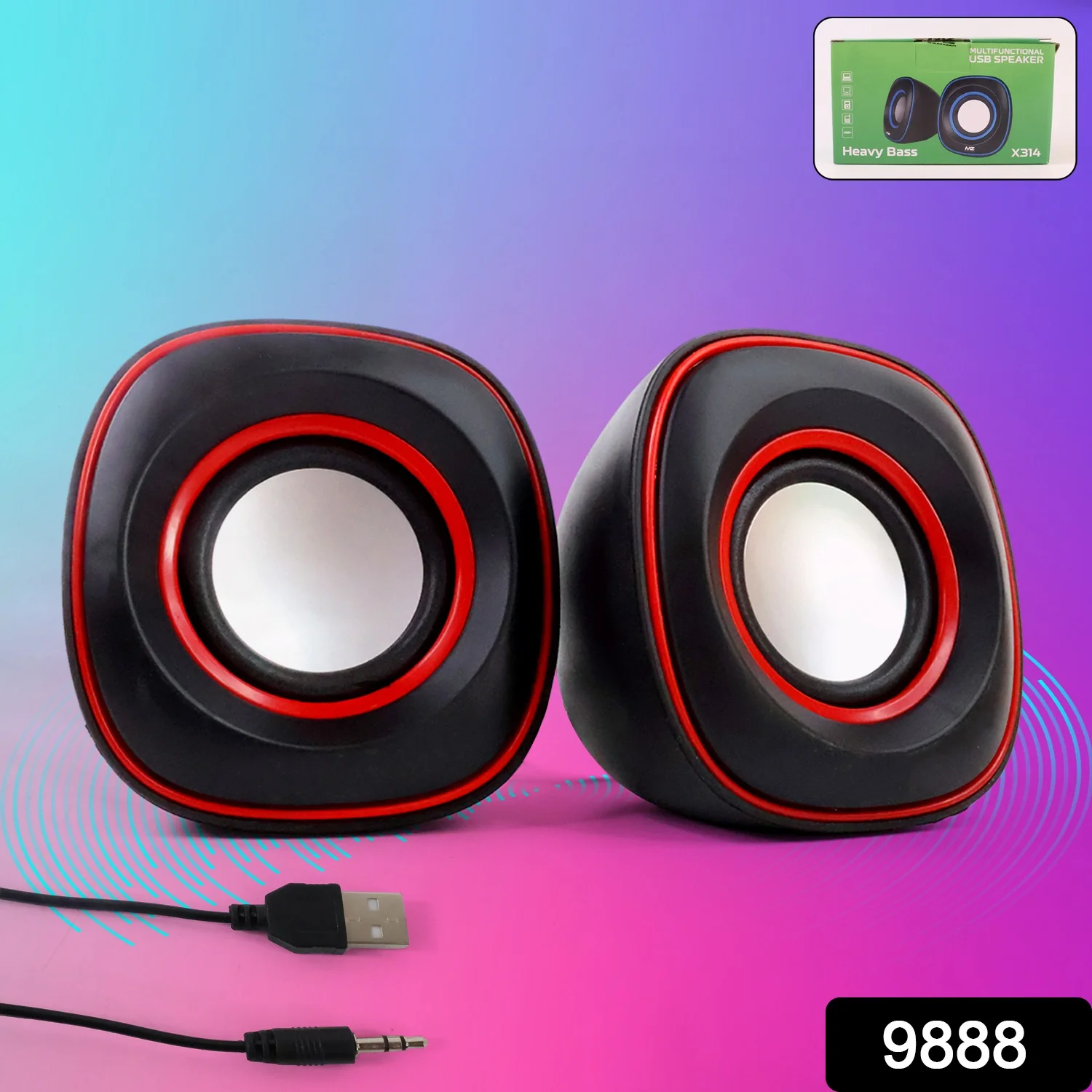PC Speakers, Computer Speakers (1 Set) - Image 2