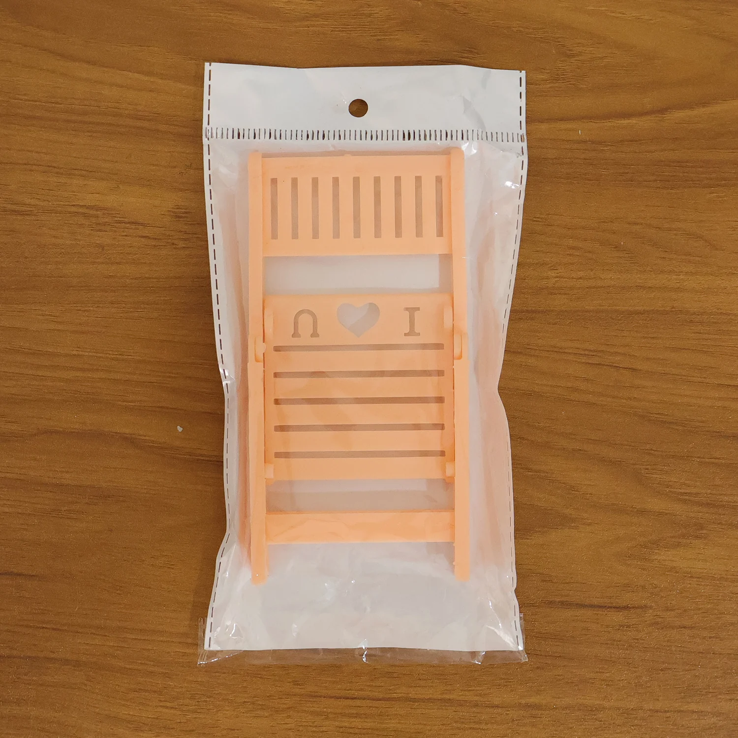 Mini Chair Shape Mobile Stand Holder (1 Pc / Peach Color) - Image 8