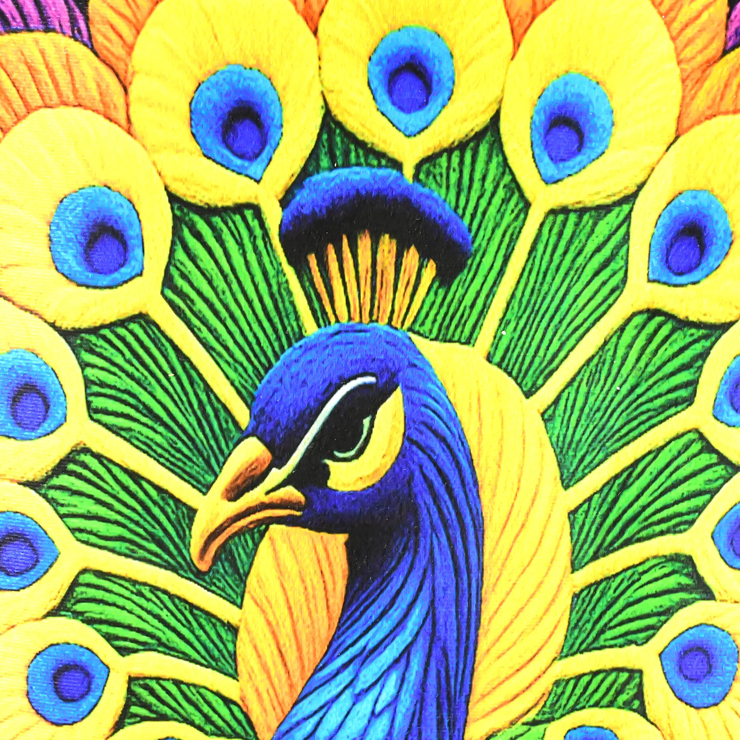 Peacock Design Anti-Slip Floor Mat - (1 Pc) - Image 3