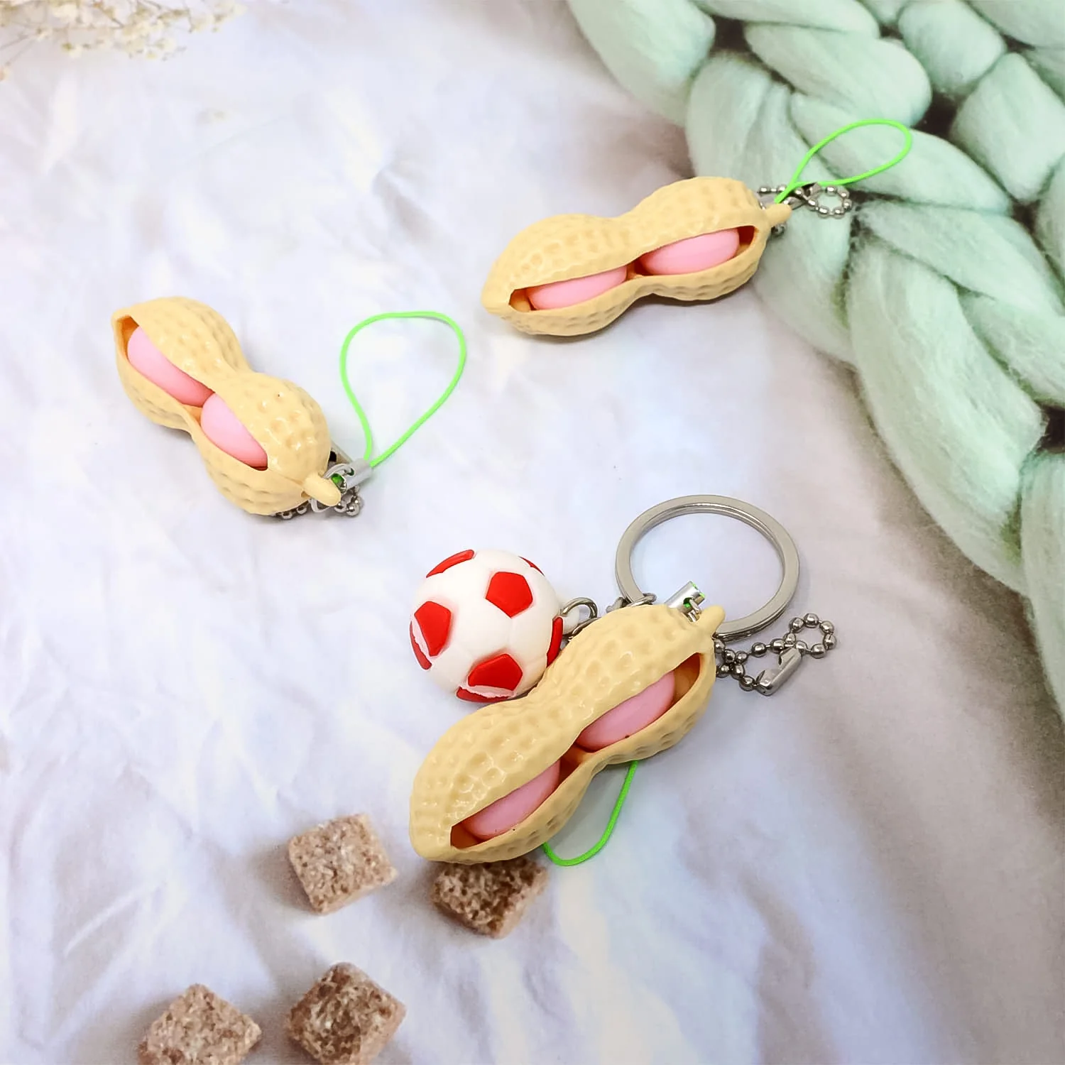 Peanut Popper Fidget Toy, Fun Peanut Pods Anxiety Stress Relief Toy (1Pc) - Image 3