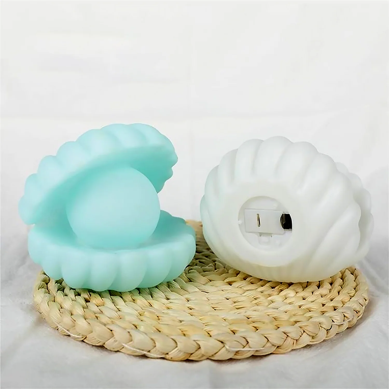 Pearl Shell Night Lamp Decorate Desk Lights Nursery Toy Lamp (Small Battery Operated) - Image 4