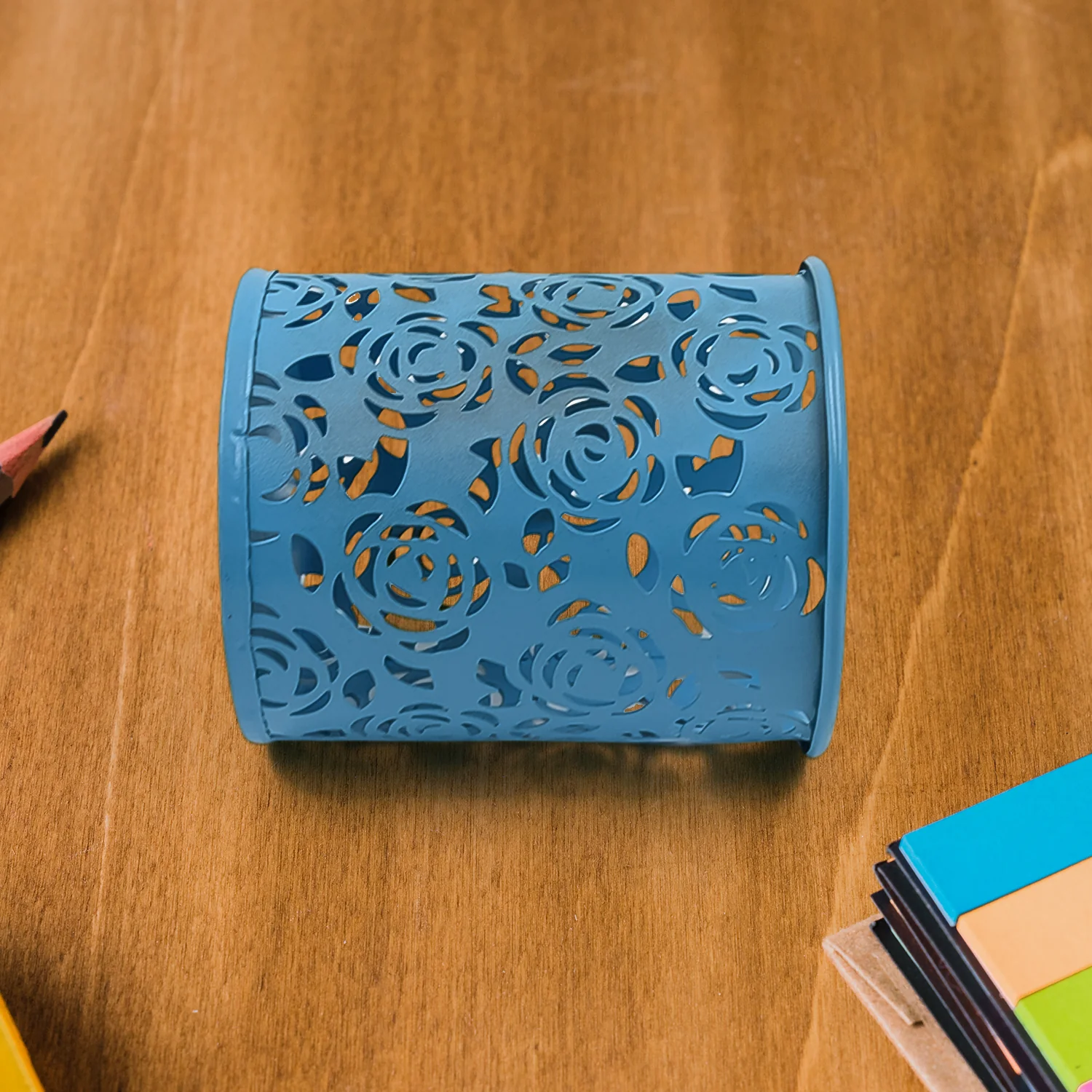 Pen holder Office Desk Metal Mesh Pen Stand (1 Pc) - Image 4