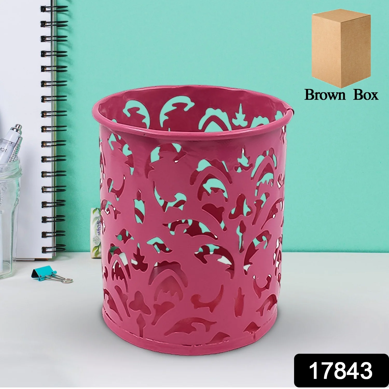 Pen holder Office Desk Metal Mesh Pen Stand (1 Pc) - Image 2