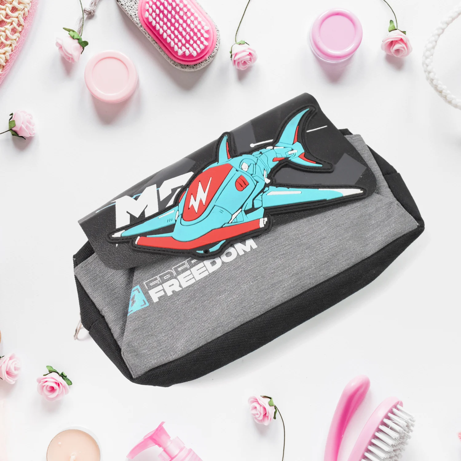 Pencil Pouch With Zipper (1 Pc / 2 Compartment ) - Image 4