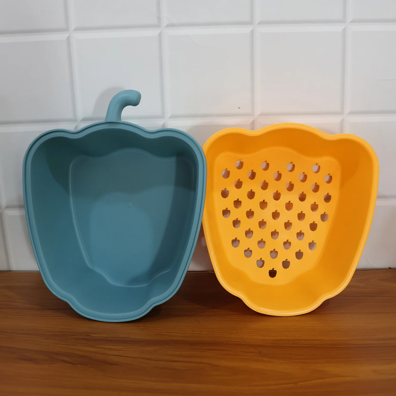 Pepper-Shape 2-in-1 Washing Bowl - (1 Pc) - Image 7