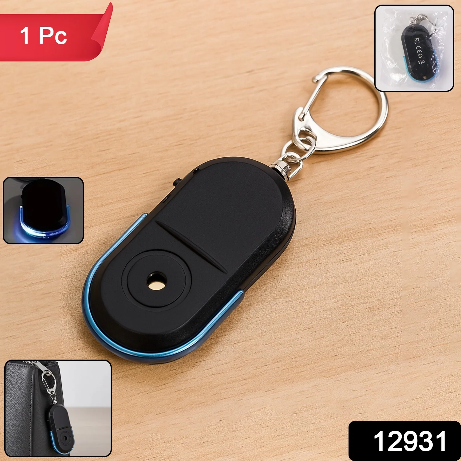 Personal Safety Alarm Keychain – Loud Emergency Siren with LED Light - Image 2
