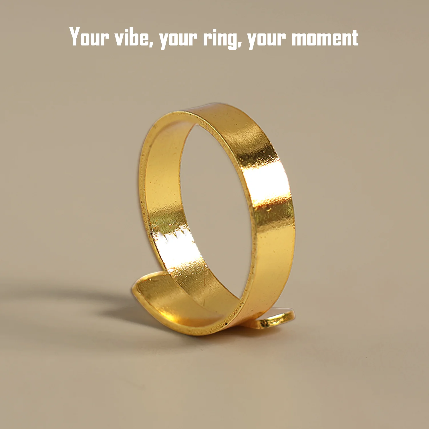 Personalized Engraved Gold Ring - Image 2