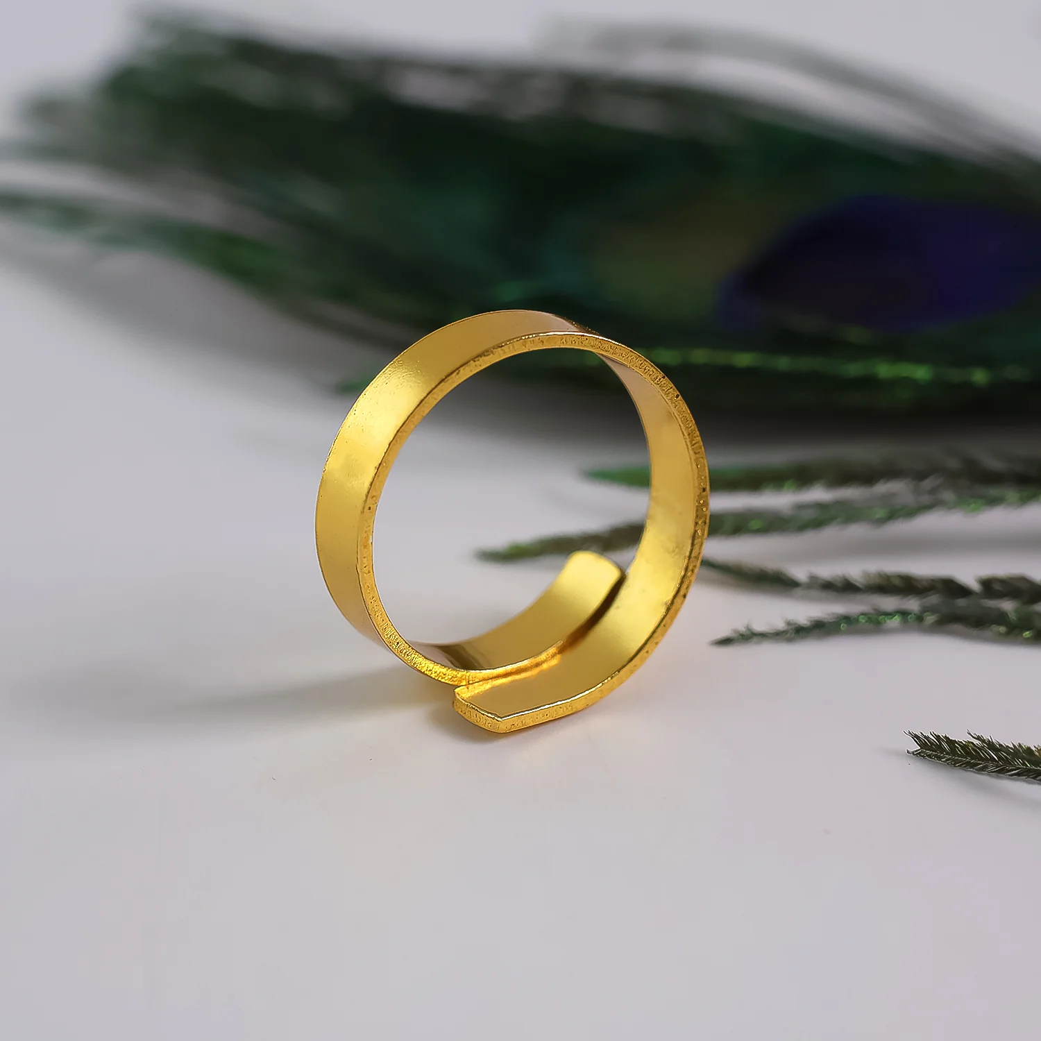 Personalized Engraved Gold Ring - Image 4