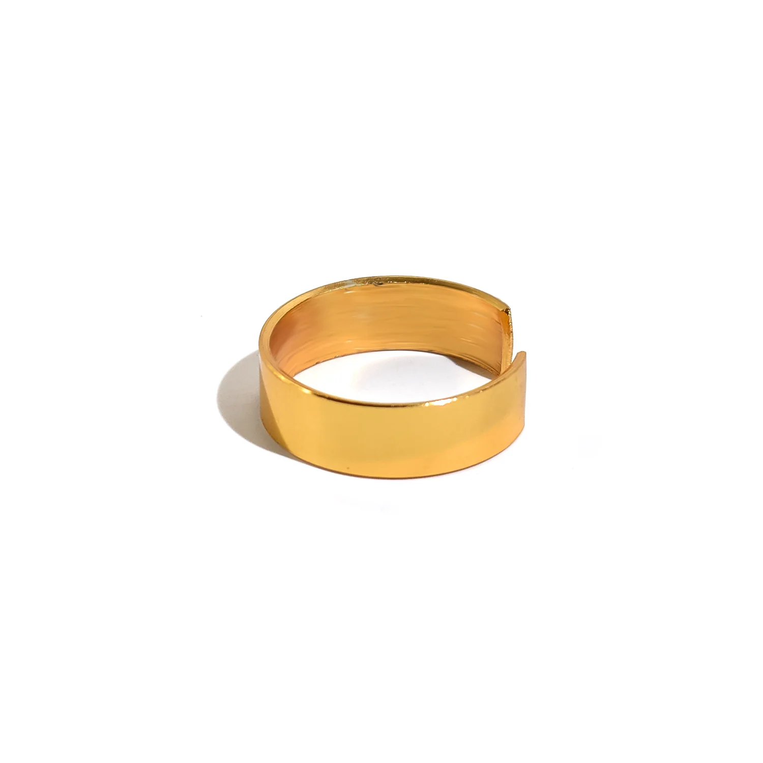 Personalized Gold Stainless Steel Adjustable Name Ring - Image 6
