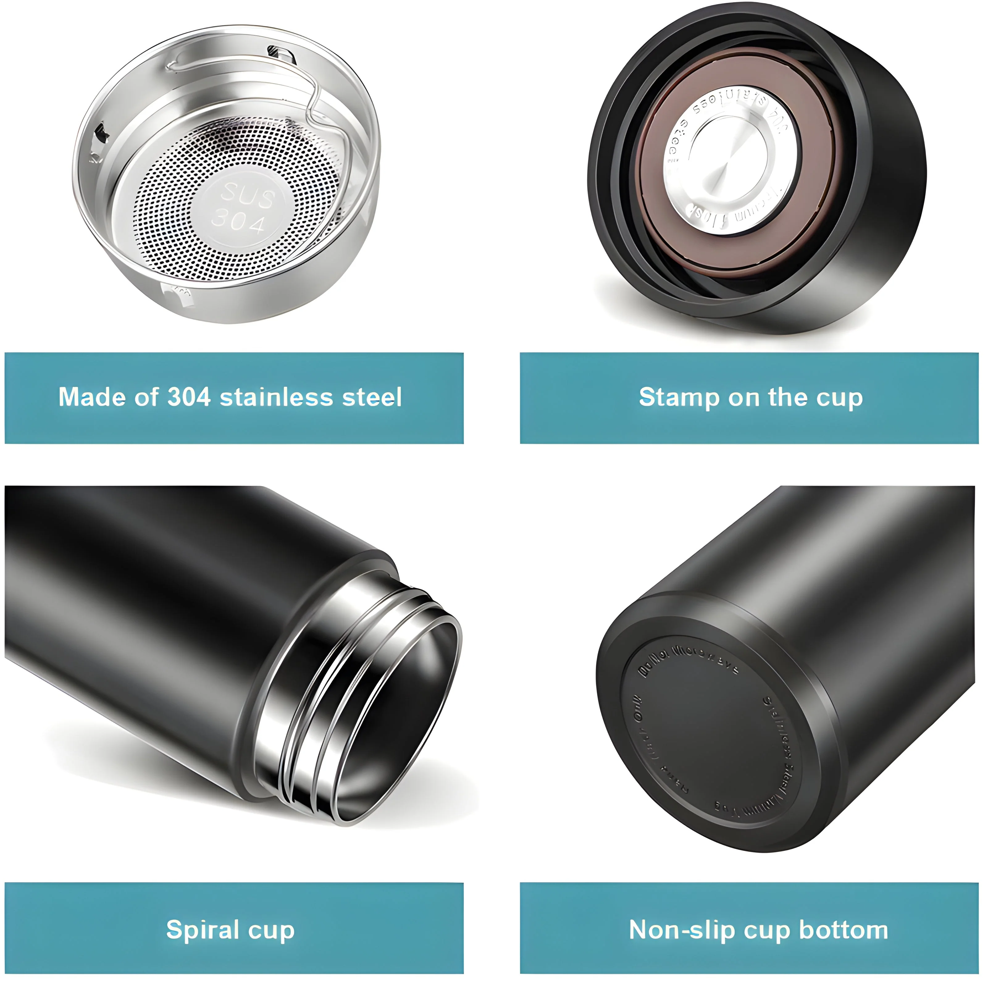 Customized/Personalized Stainless Steel Smart Water Bottle - Image 10