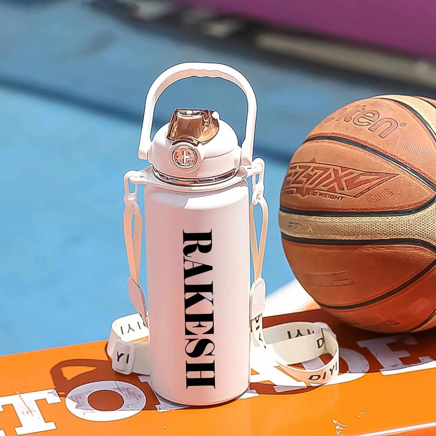 Customize Vacuum Insulated Water Bottle  (1000 ML / 1 Pc / Mix Color) - Image 2