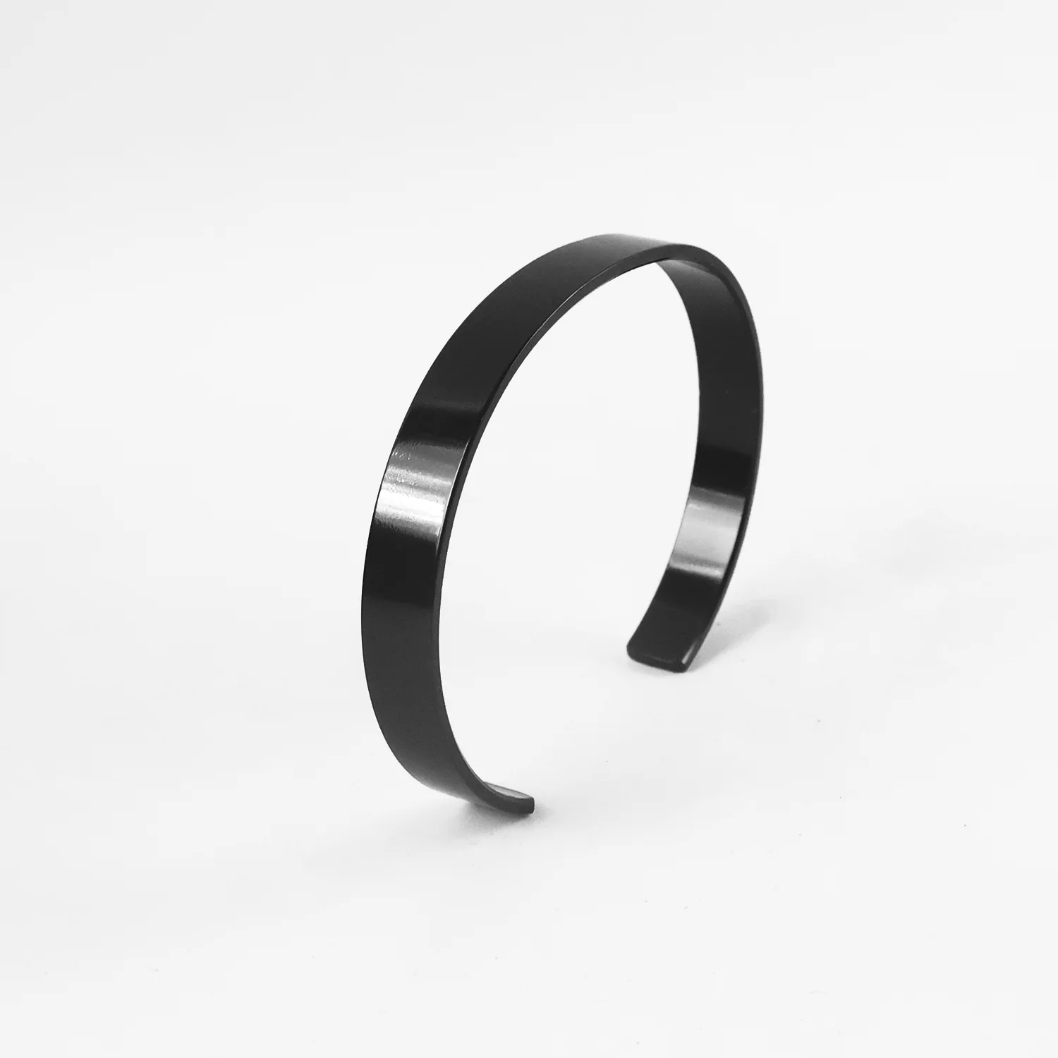 Stylish Black-Plated Stainless-Steel kada (1 Pc) - Image 5