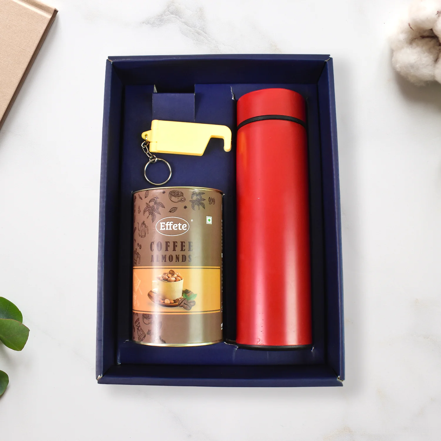 Personalized Temperature Water Bottle 2in1 Keychain and Coffee Chocolate 3 Pc Set - Image 6