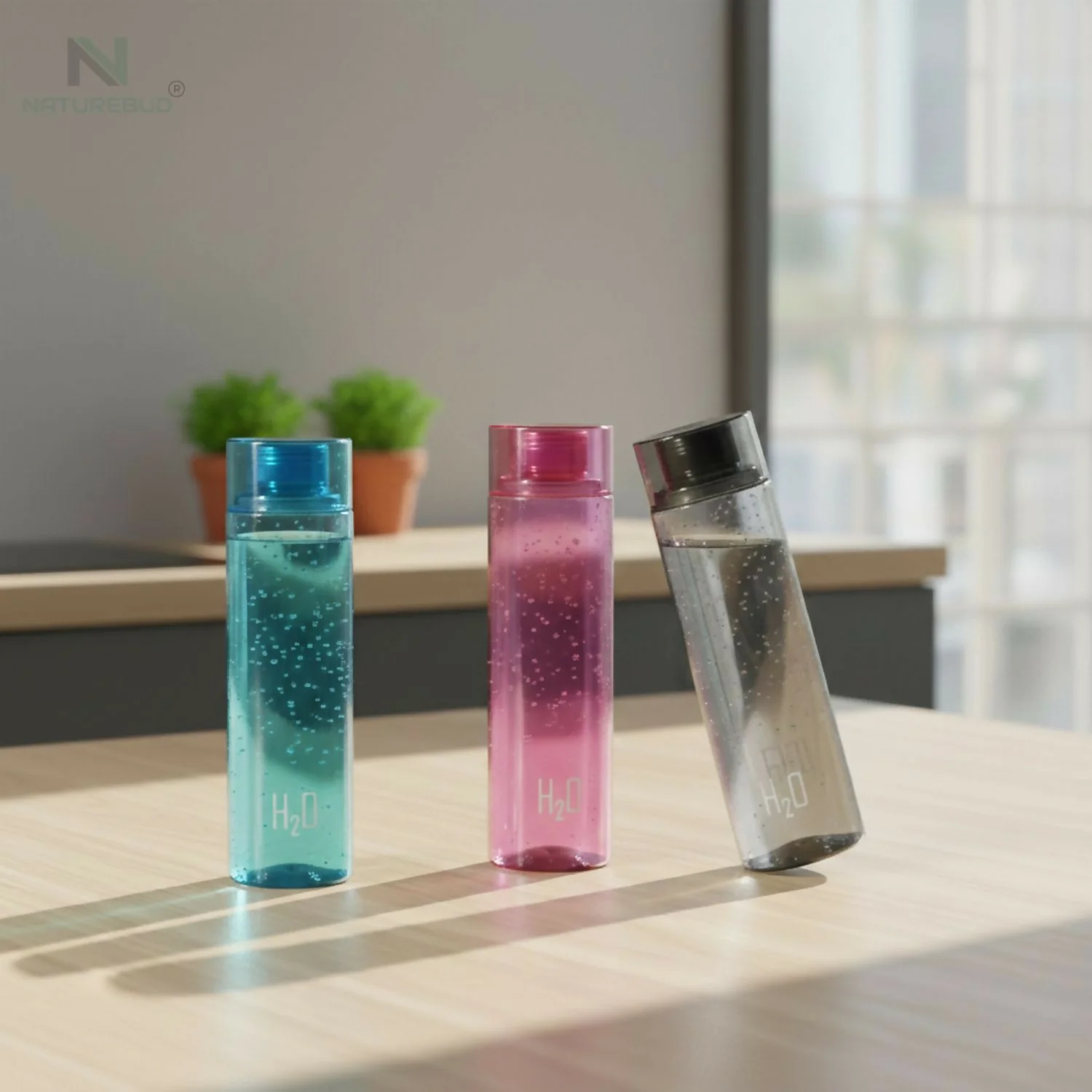 Pet Square Water bottle 3 Pcs Set - Image 3