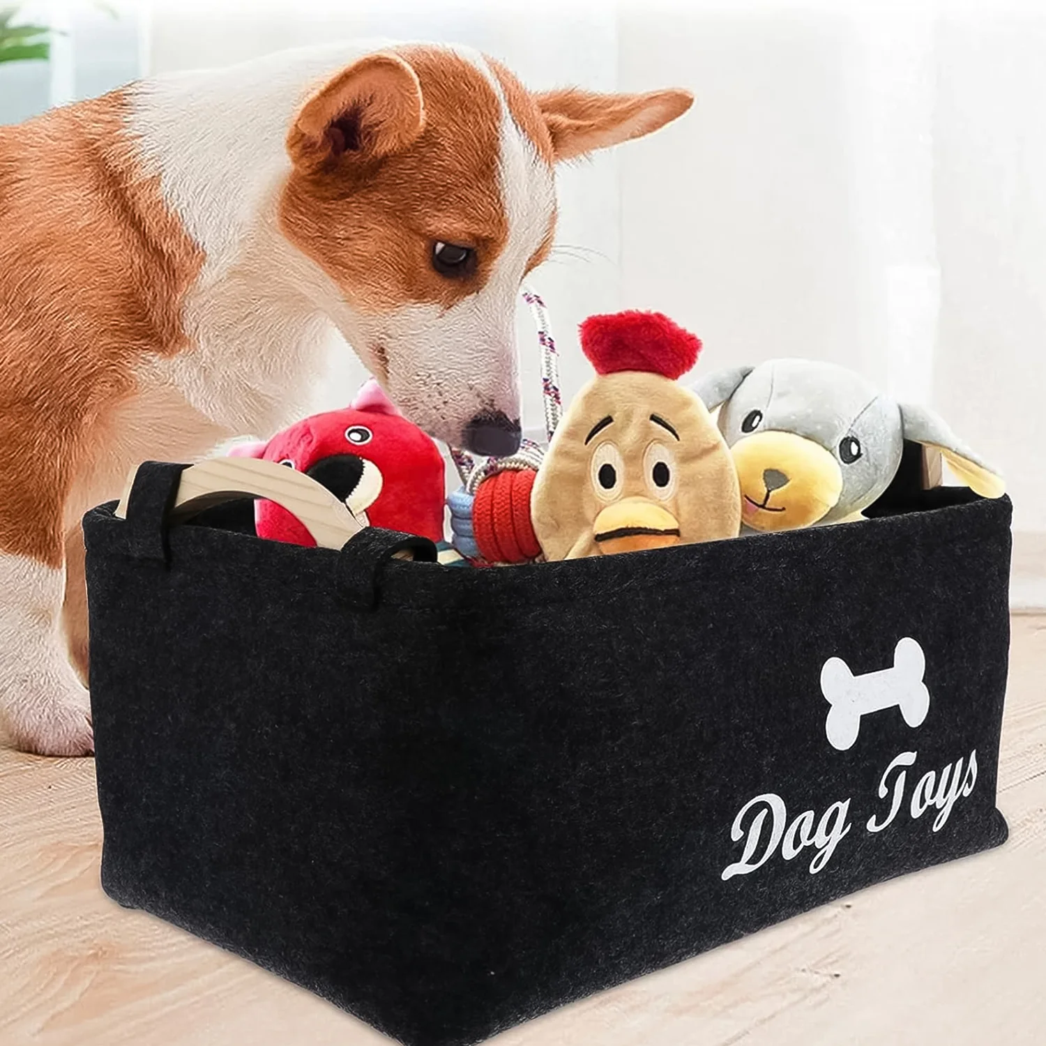Pet Toy Storage Basket - ( 39 × 29 × 17 cm / 1 Pc) - Image 6