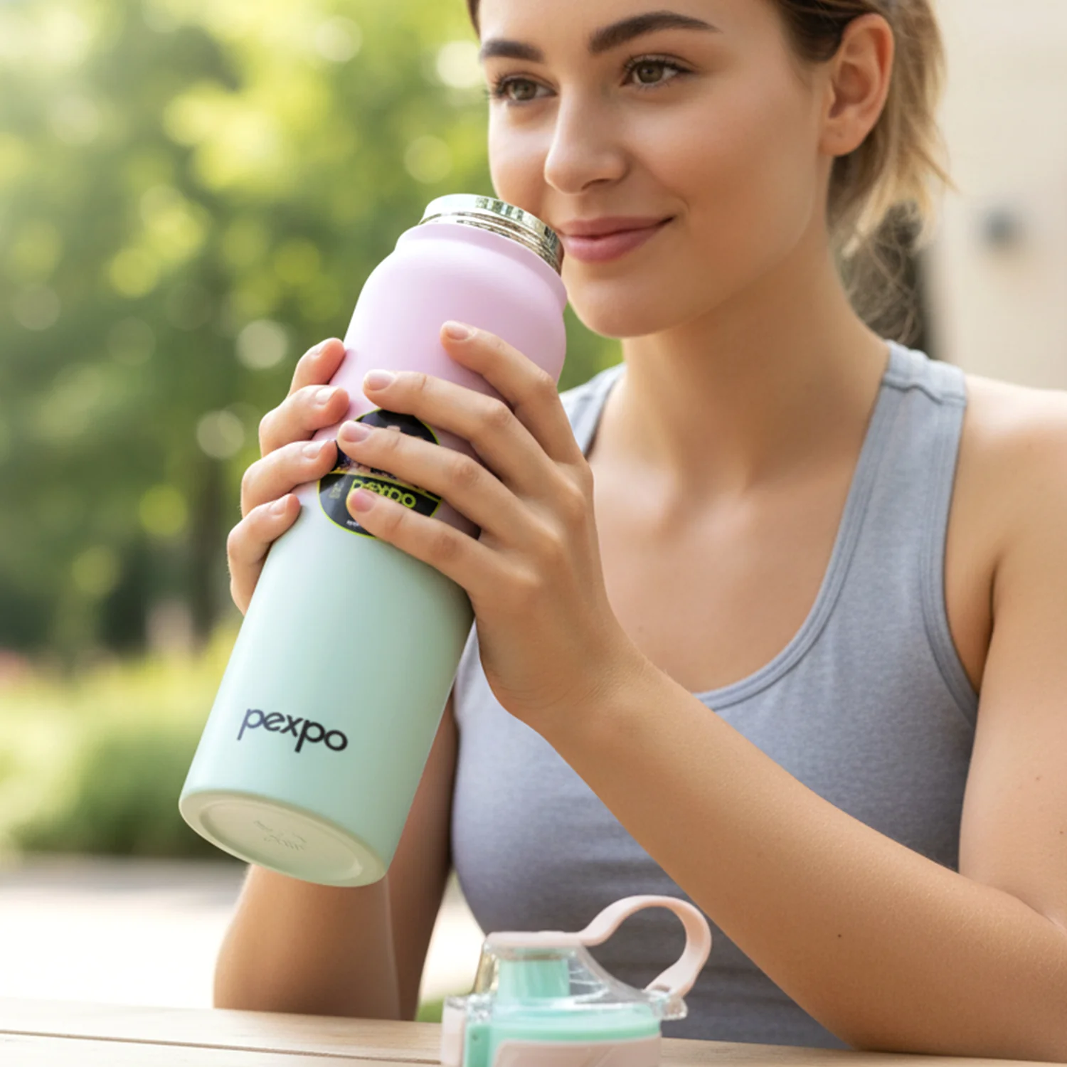 Pexpo Amaze Hot & Cold Insulated Stainless Steel Water Bottle - 1000 ML - Image 3