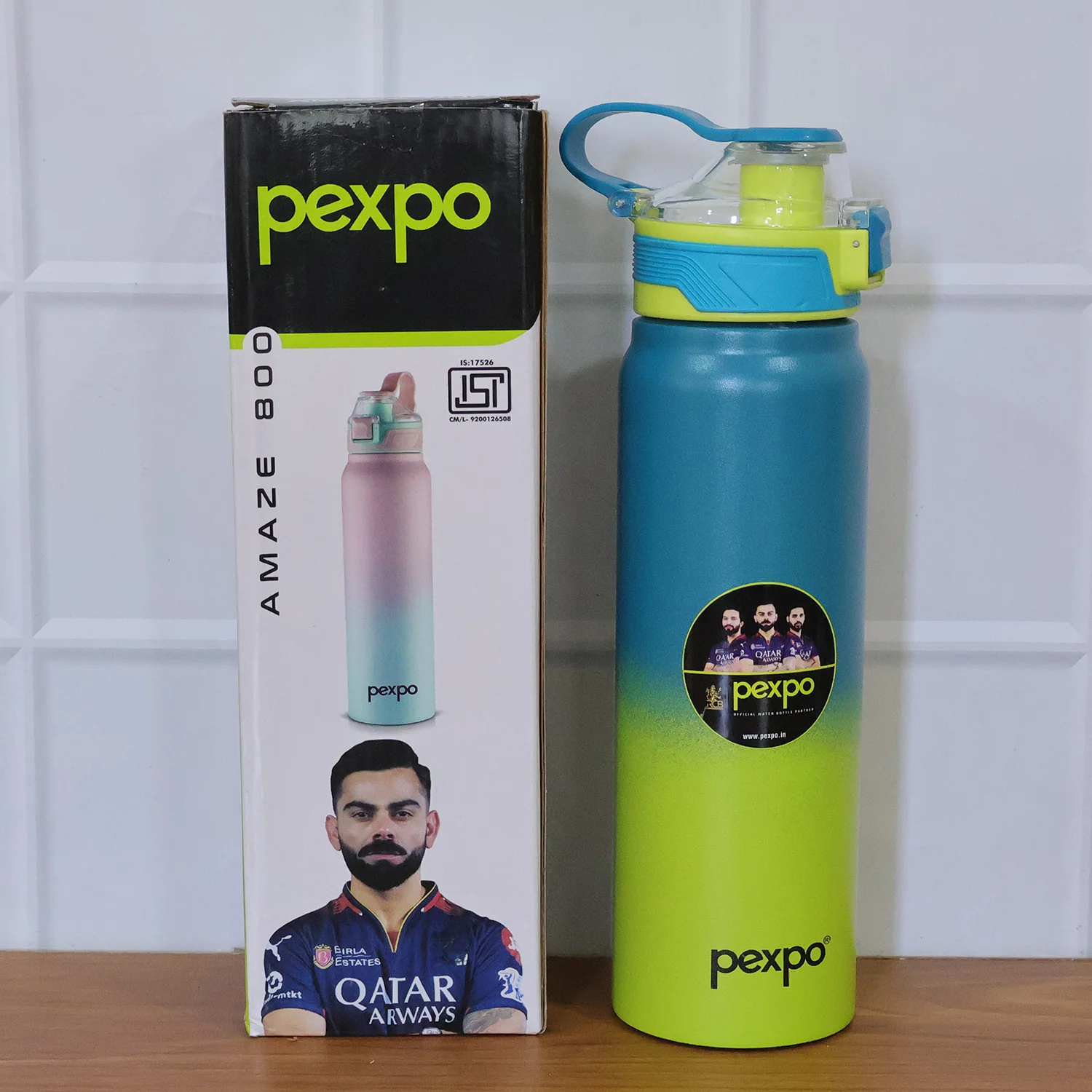 Pexpo Amaze Hot & Cold Insulated Stainless Steel Water Bottle 800 ML - Image 7