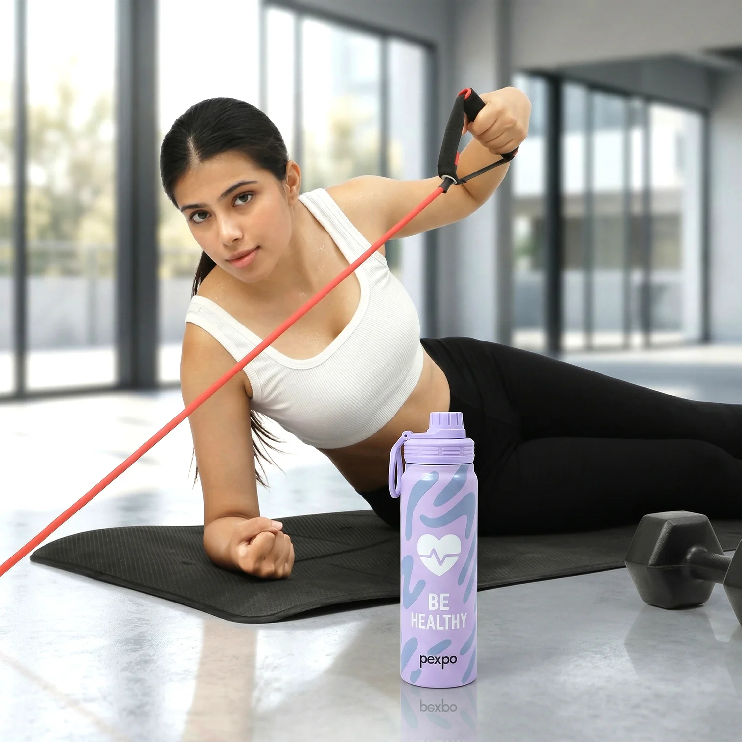 Pexpo Austin Art Stainless Steel Water Bottle 800 ML (1 Pc) - Image 8