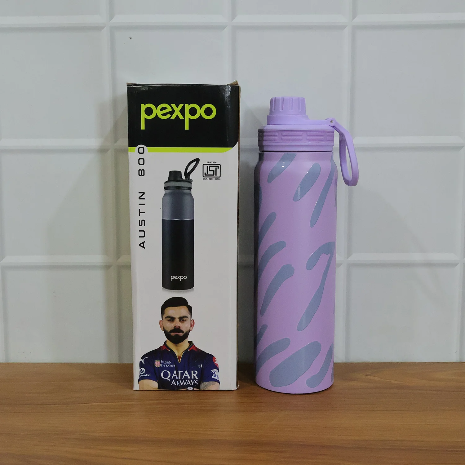 Pexpo Austin Art Stainless Steel Water Bottle 800 ML (1 Pc) - Image 9