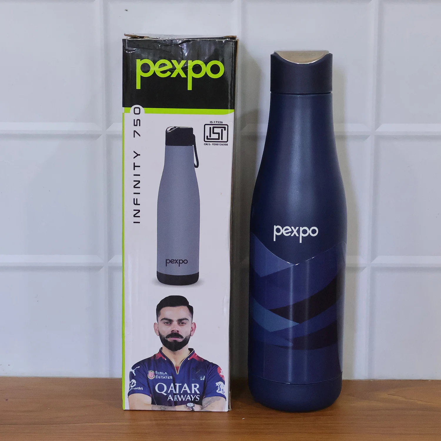 Pexpo Infinity Art Vacuum Insulated Stainless Steel Water Bottle 750 ML - Image 7
