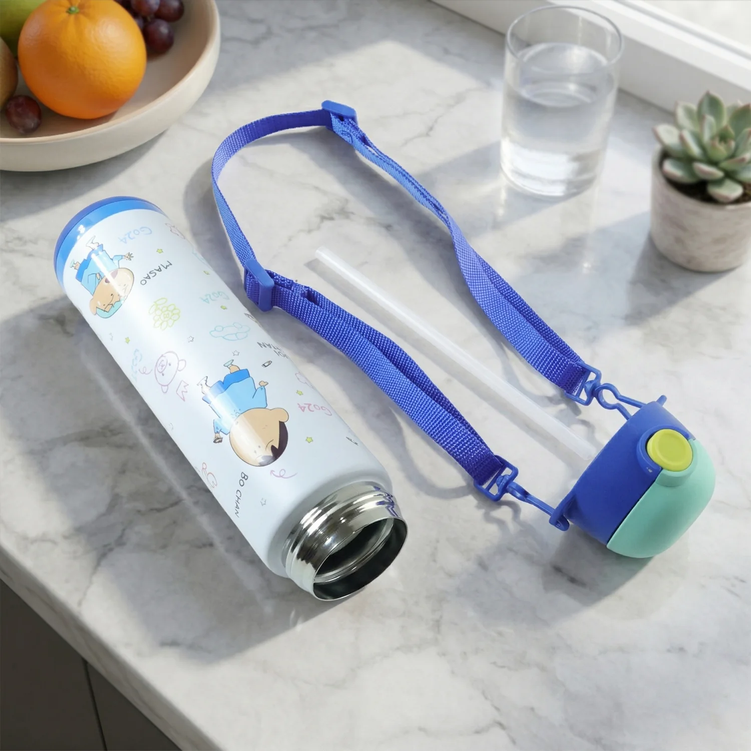 Pexpo Kids School Stainless Steel Water Bottle 500 ML Approx (1 Pc) - Image 7