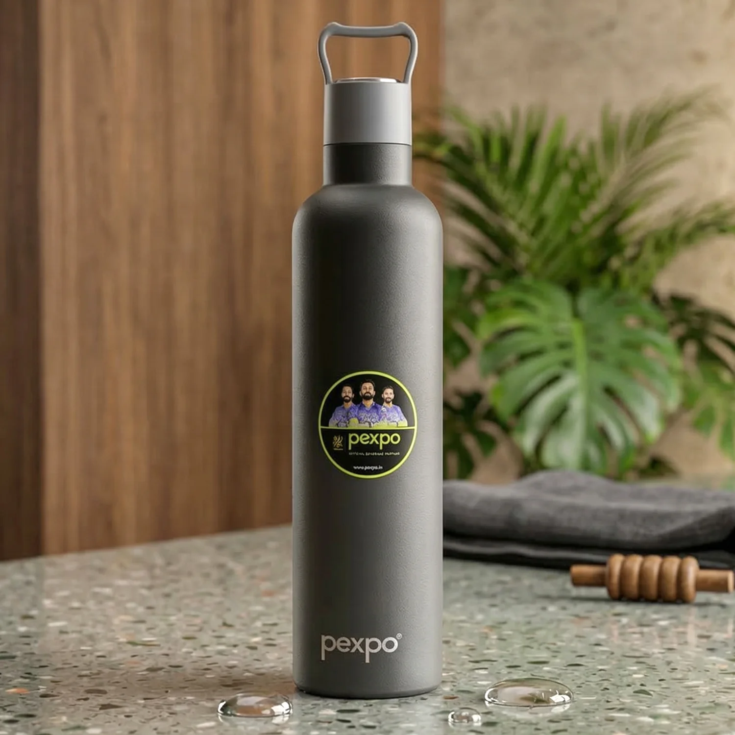 Pexpo Oscar Insulated Stainless Steel Water Bottle with Leakproof Lid - 750 ML - Image 5