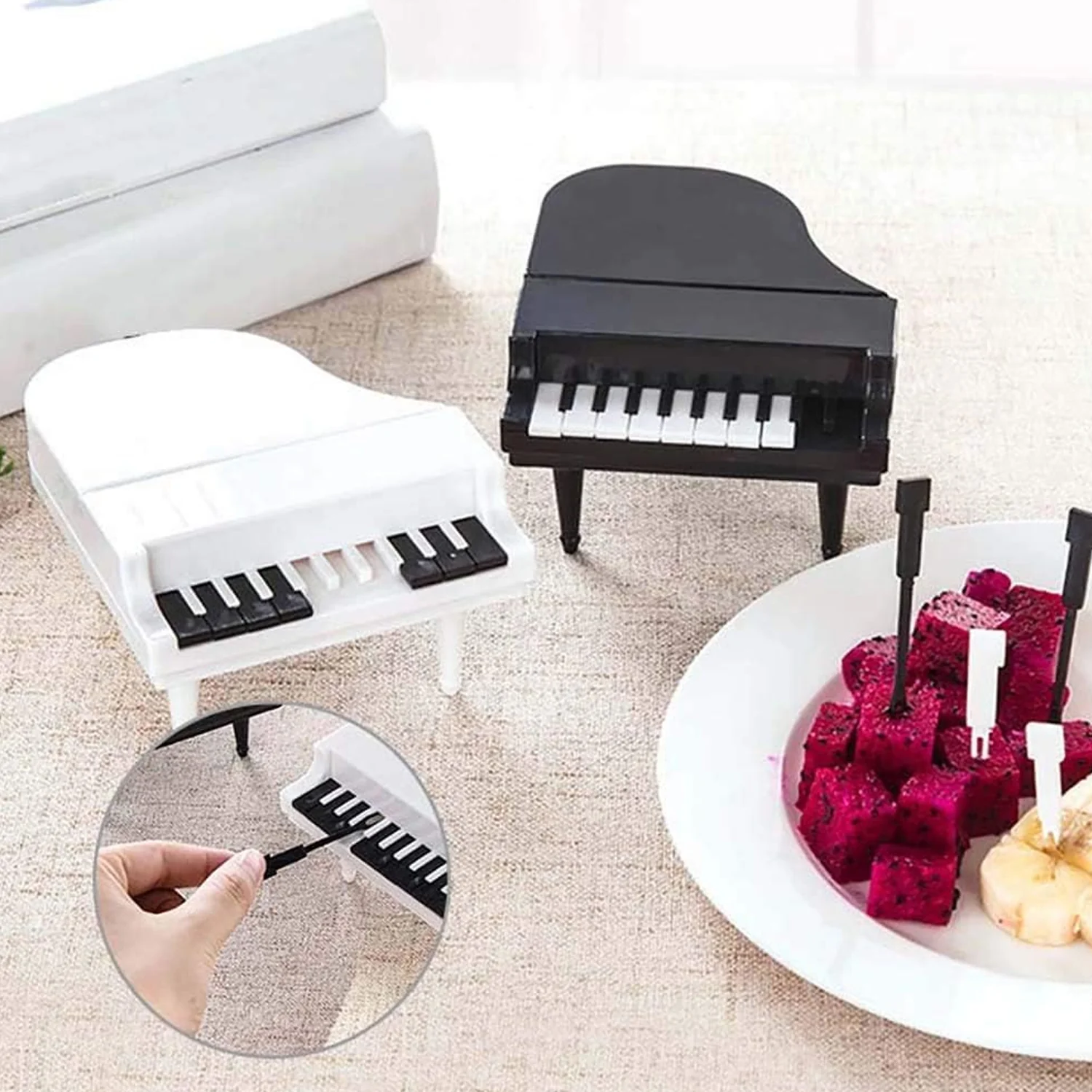 10 Pc Piano Fruit Forks: Fun & Functional for Snacks (Set) - Image 6