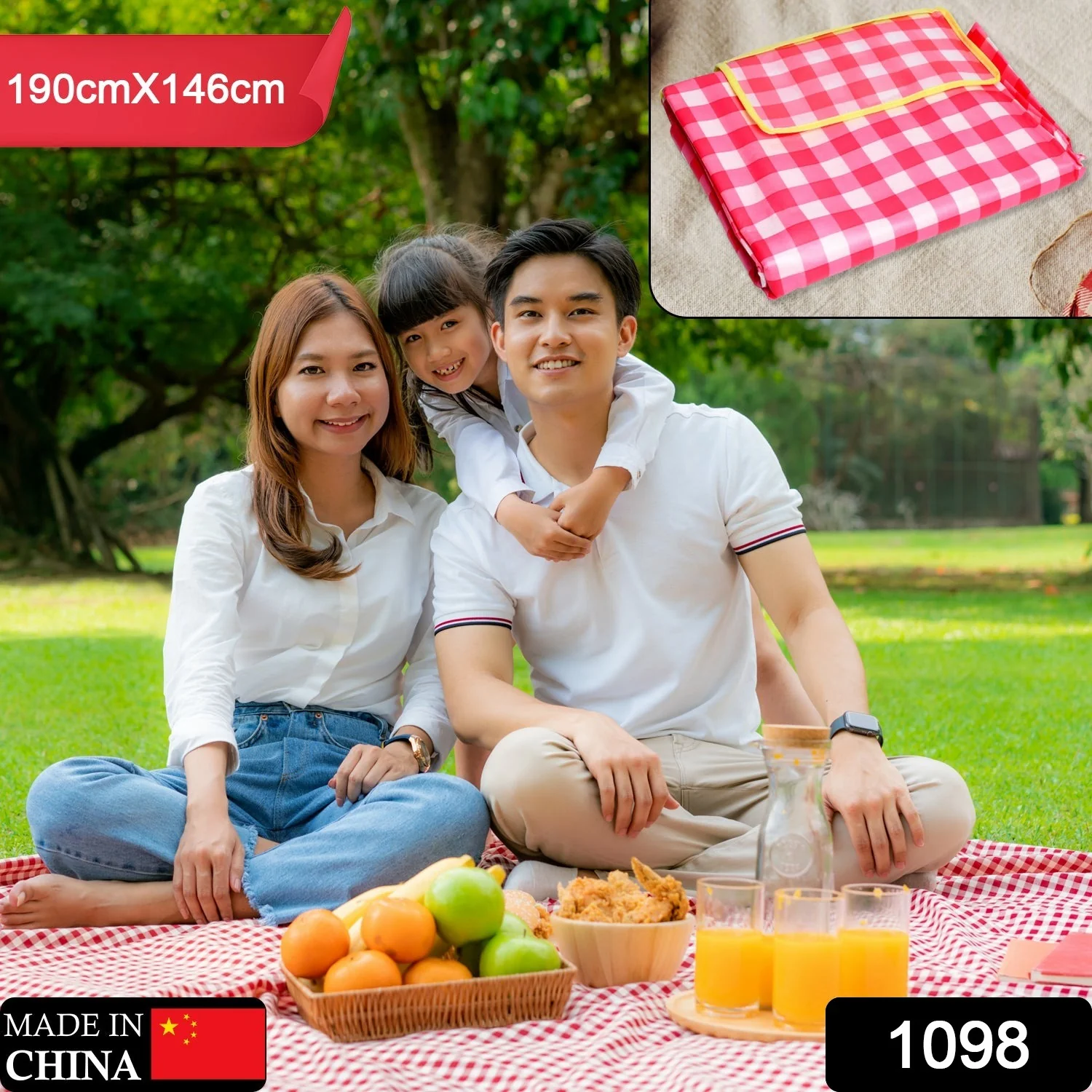 Mat, Picnic Blanket Beach Mat Waterproof Blanket Foldable Picnic, Beach, Camping - Image 2